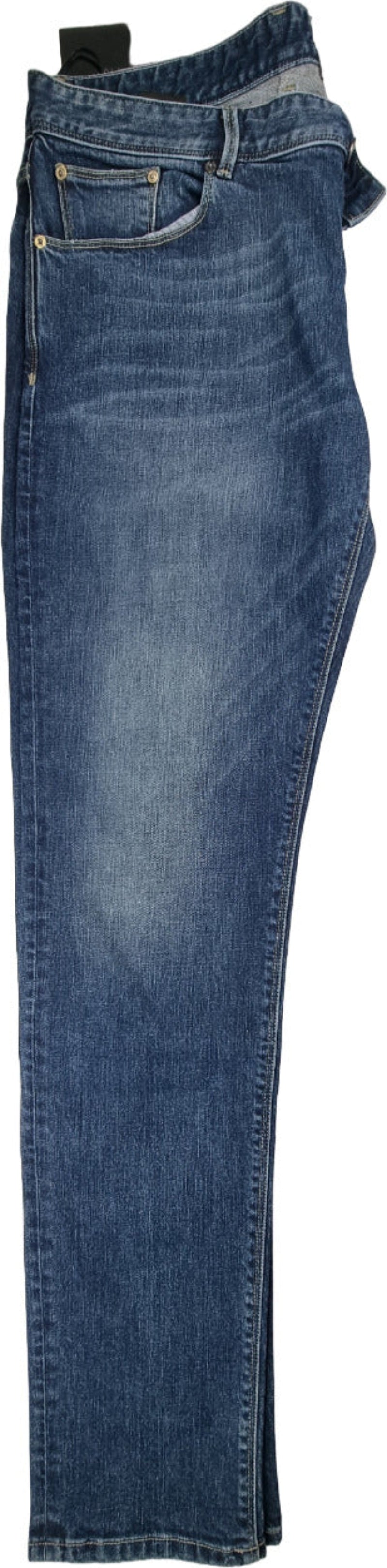 Jeans uomo PT 05 Swing Slavato in denim stretch, modello moda uomo con taglio slim e dettagli moderni.