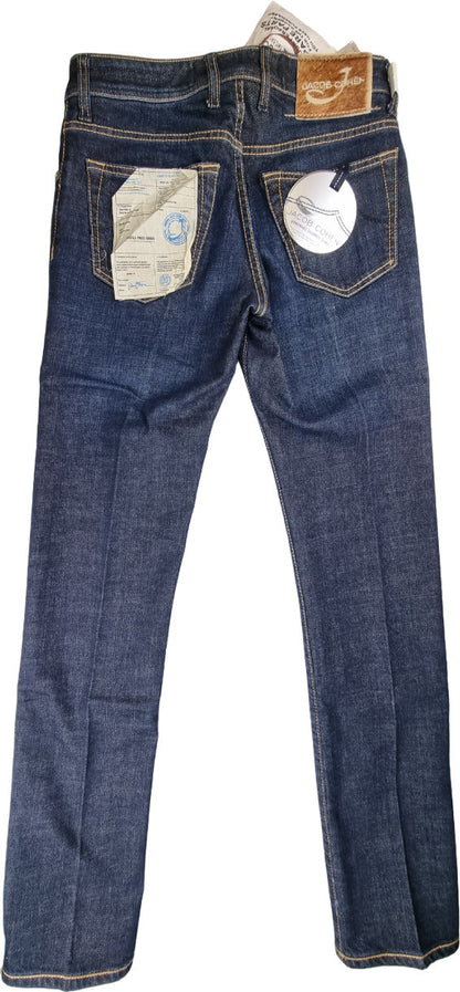 Jeans Uomo Jacob Cohen J622 Comfort - 5 Tasche Denim Stretch Italiano Premium