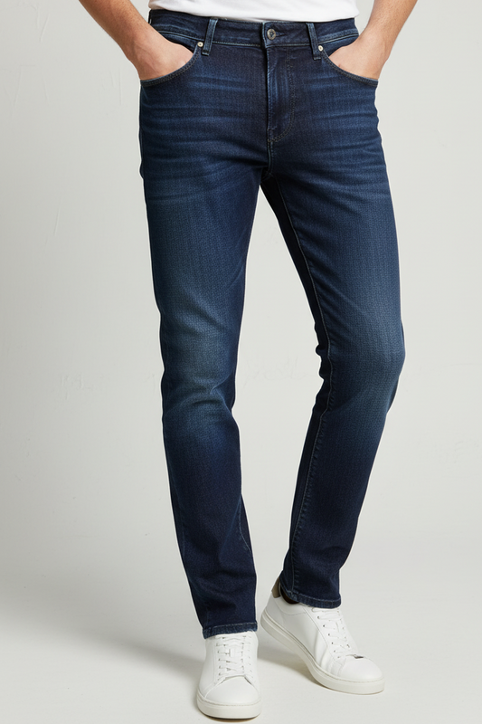 Jeans Re-Hash Rubens Eleganza Italiana in Denim Scopri la qualità superiore dei jeans Re-Hash modello Rubens indossato