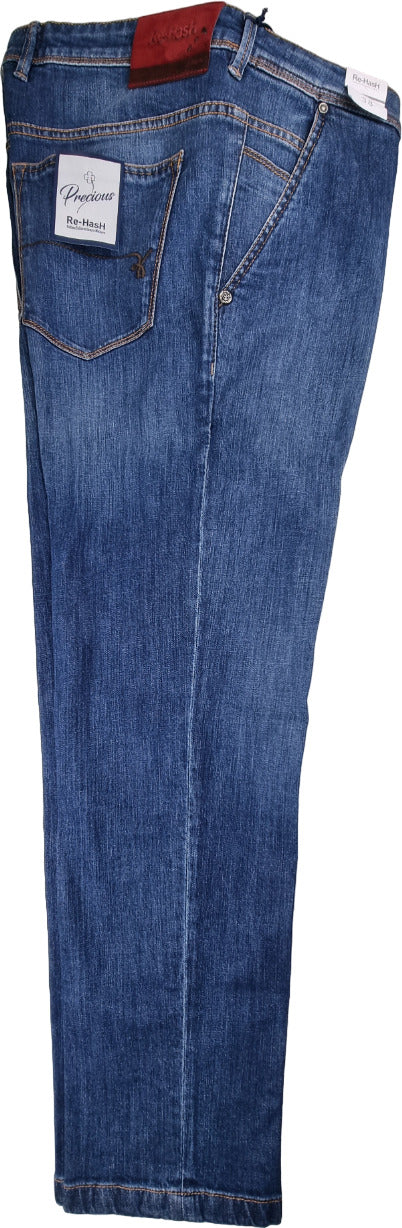 Jeans uomo ReHash Mariotto Super Slim Fit Denim tasca a filo lato destro