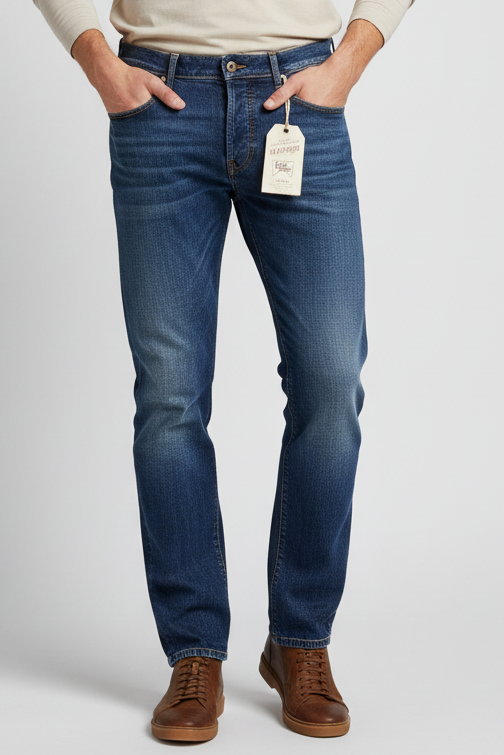 Jeans Uomo Roy Rogers - Elias - Denim 5 Tasche 98% Cotone