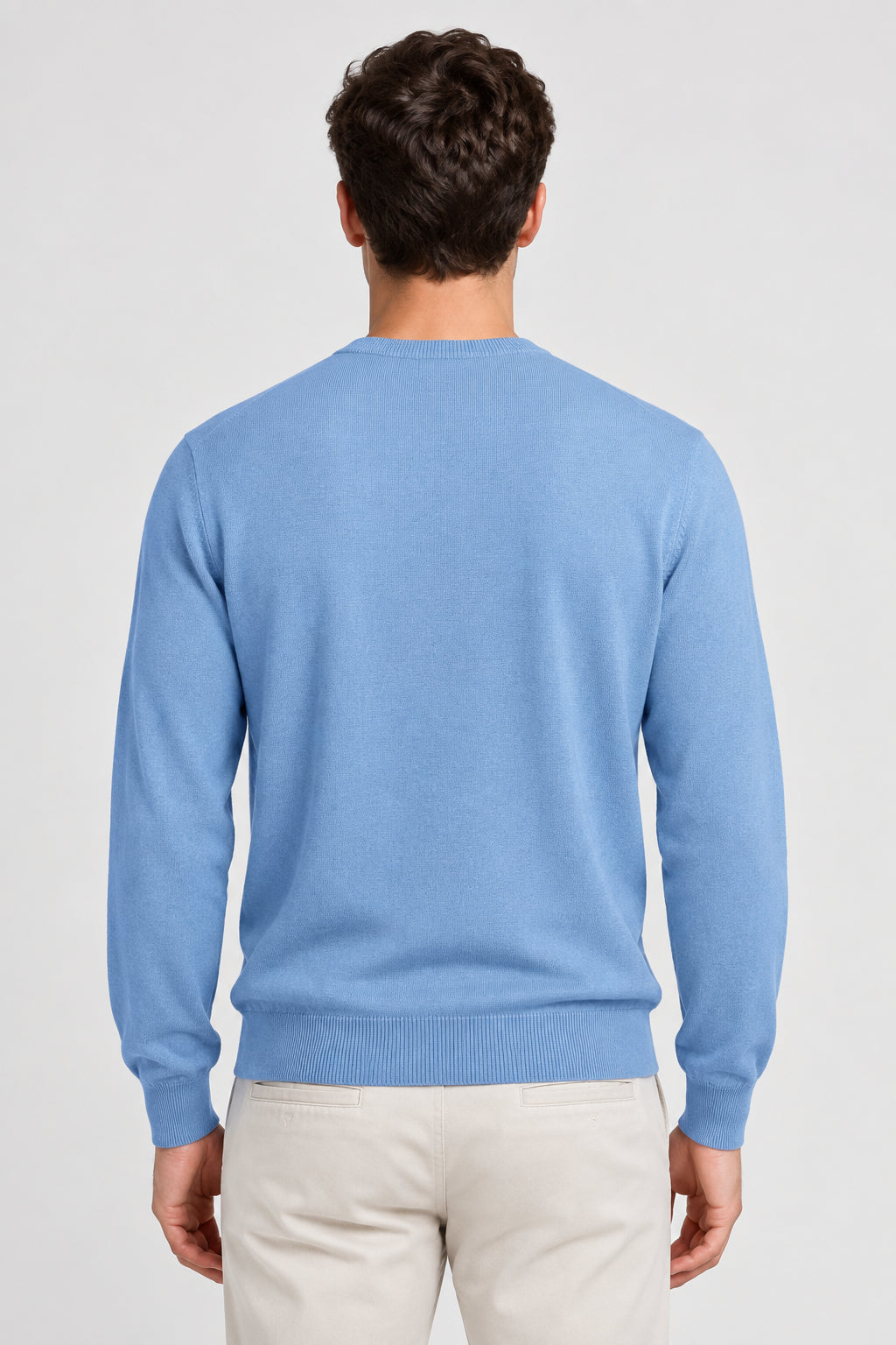 Maglia Fedeli cotone azzurro vintage