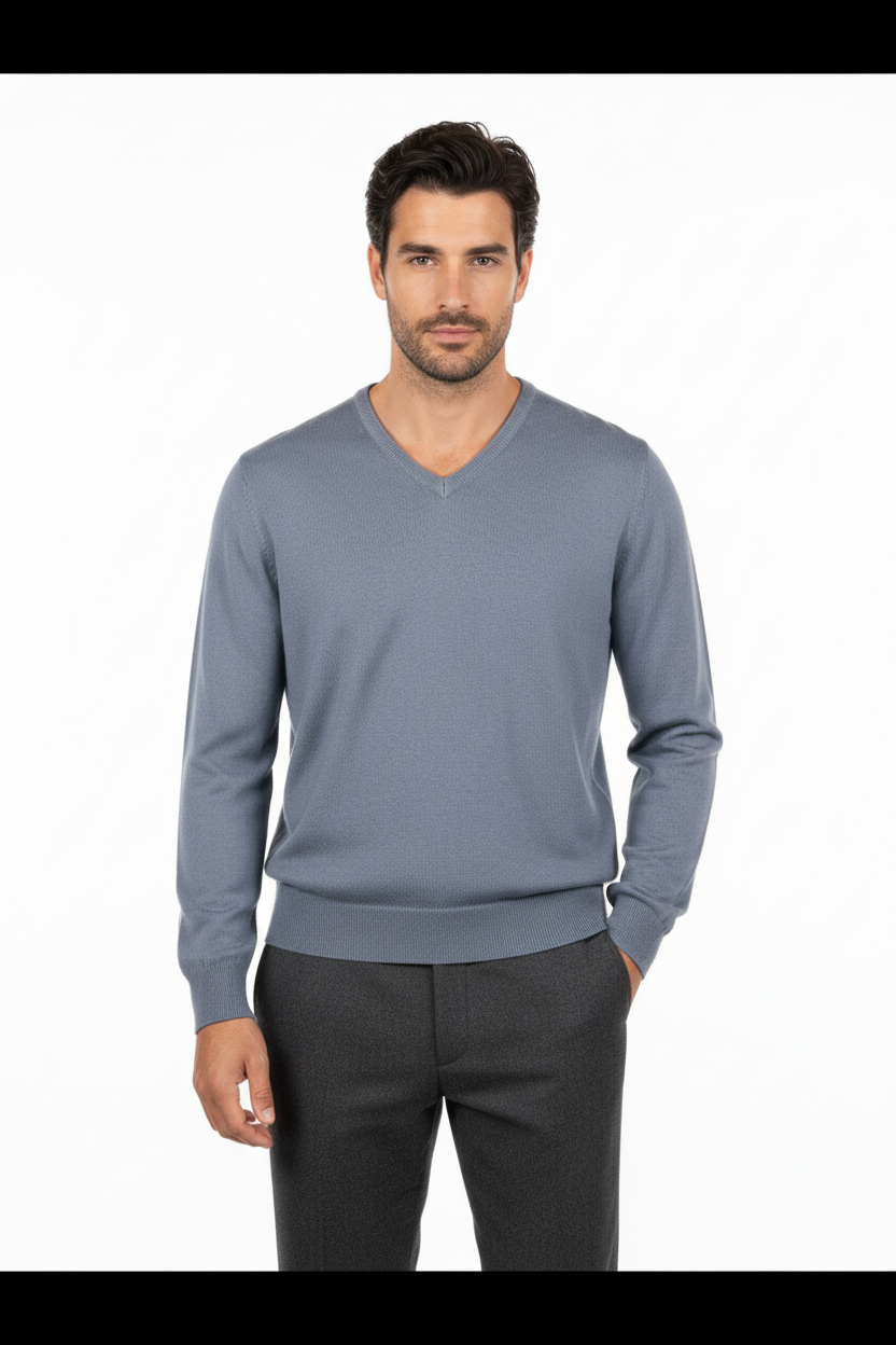 Maglia uomo LA FILERIA - Scollo a V