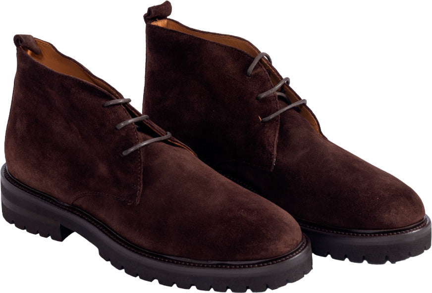 Scarpa uomo Manifatture Etrusche Polacchini basse in testa di moro, scarpe stringate eleganti in pelle per uomo.