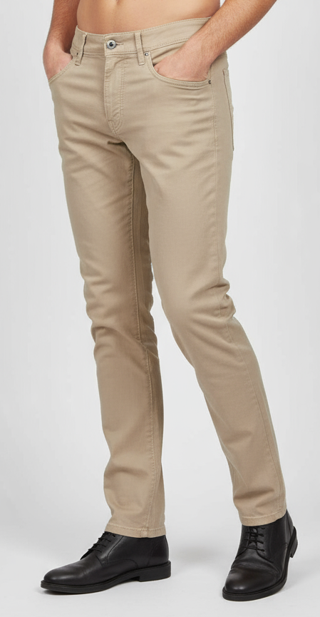Pantalone uomo PT05 -  5 tasche slim - colore beige
