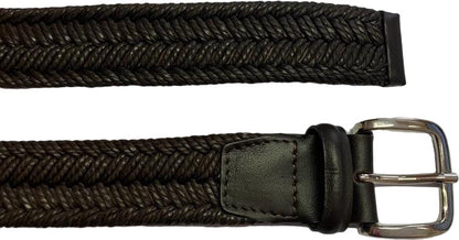 Cintura uomo Orciani - Intrecciata Loop - Colore testa di moro