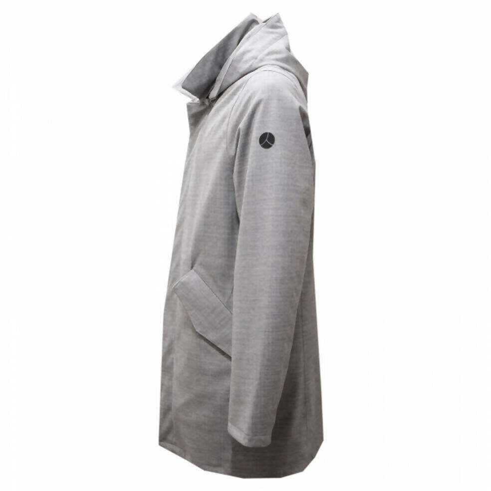 Parka Uomo People of Shibuya HACHIKO - Grigio Cappuccio Removibile Piumino 2in1