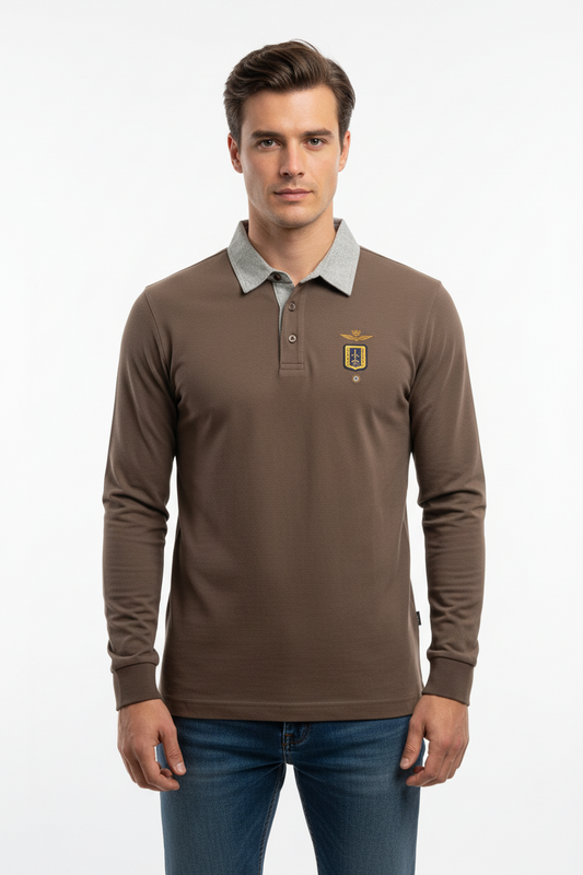 Maglia polo uomo Aeronautica Militare indossata