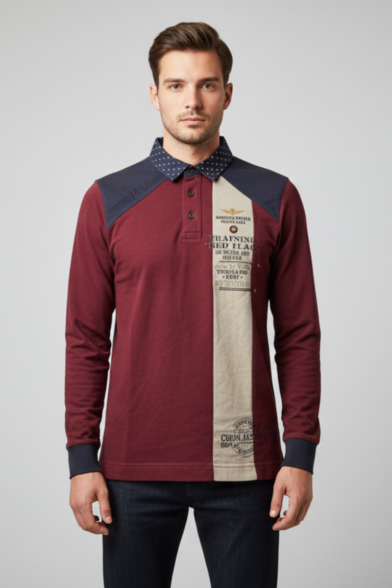Maglia polo uomo Aeronautica Militare. Indossata
