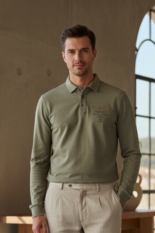 Maglia polo uomo Aeronautica Militare indossata