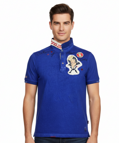 Polo BoB Company indossata da modello