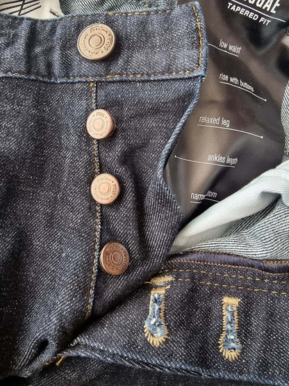 Jeans uomo PT 05 Denim Reggae tapered fit, pantaloni in denim blu con vestibilità aderente e stile casual.