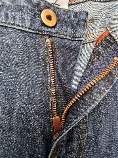 Jeans uomo PT 05 denim grunge relaxed fit con tasca a filo, abbigliamento moda uomo in denim.