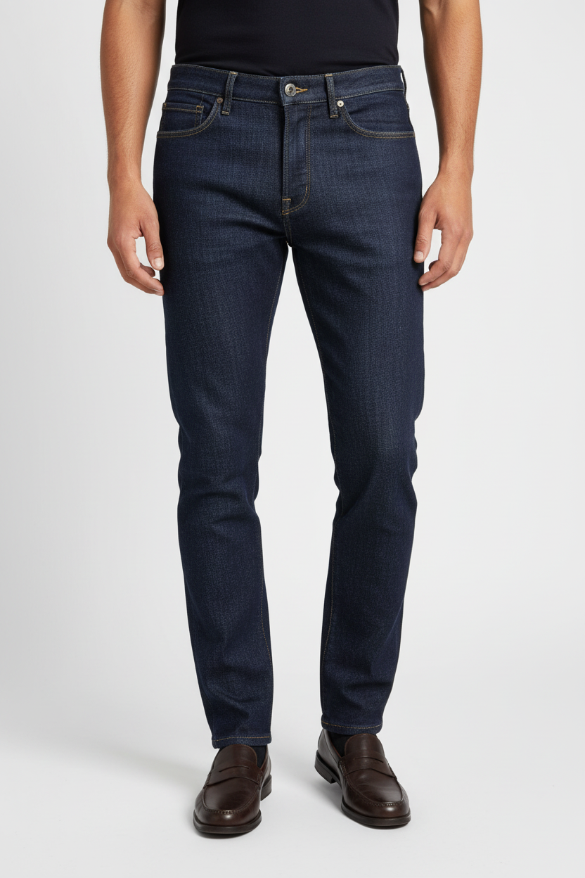 Jeans uomo PT Torino Swing Superslim Fit in denim scuro DK59, abbigliamento moda uomo, vestibilità aderente e stile moderno