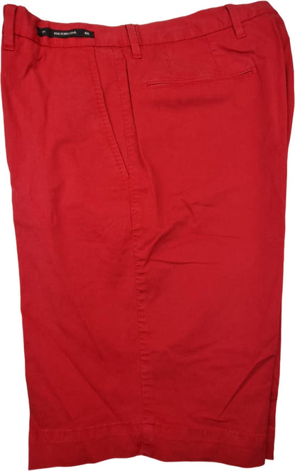 Bermuda uomo PT Torino tinta unita rossi, pantaloncini di moda per uomo, modelli eleganti e comodi.