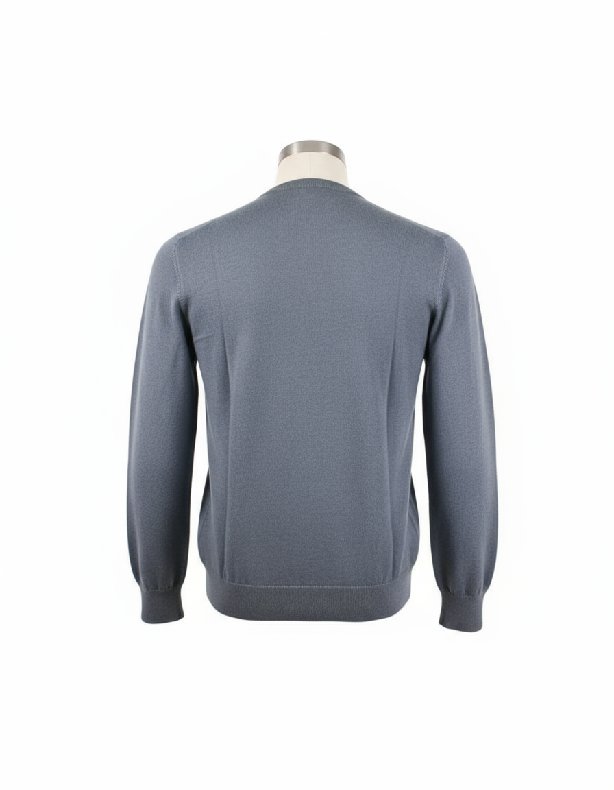 Retro maglia grigia LA FILERIA effetto ghost mannequin