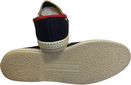 Scarpa uomo Rivieras Espadrillas Le Grand Bleu traforate blu e bianco, mocassino comodo in stile moda uomo.
