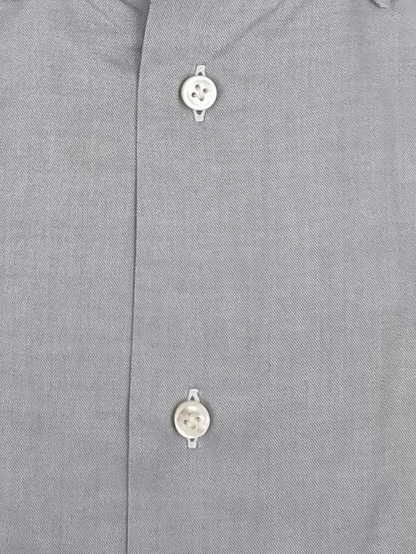 Camicia uomo Barba button down grigia