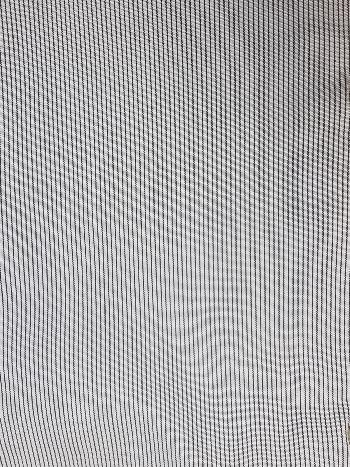 Camicia uomo Barba bianca fantasia micro righe nero