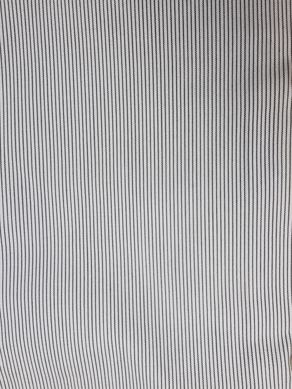 Camicia uomo Barba bianca fantasia micro righe nero