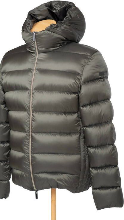 Giubbino uomo RRD, piumino verde in stile moda uomo, giacca calda e leggera, ideale per l'inverno.