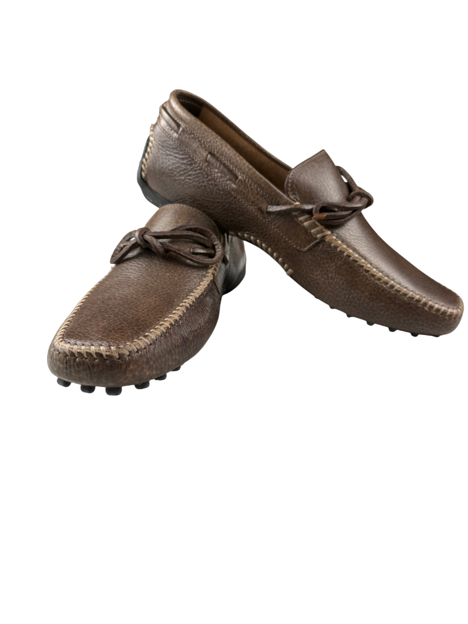 Scarpa uomo Santoni mocassini in pelle, stile elegante con dettagli classici, modello loafer per look sofisticato.
