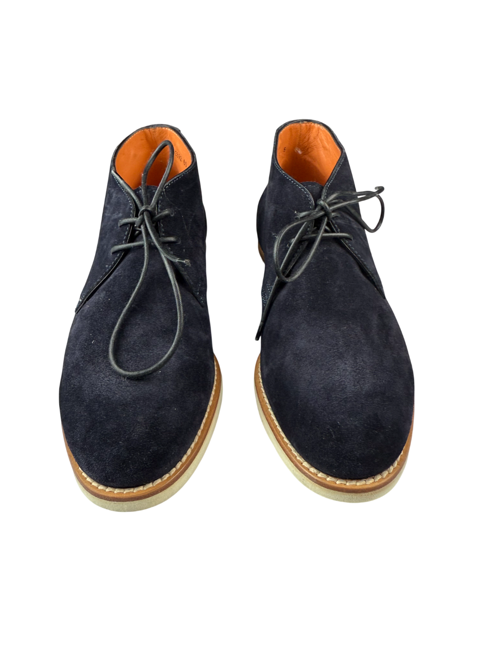 Scarpa uomo Santoni Polacchine in pelle nera con dettagli eleganti, ideale per look sofisticato e di classe.