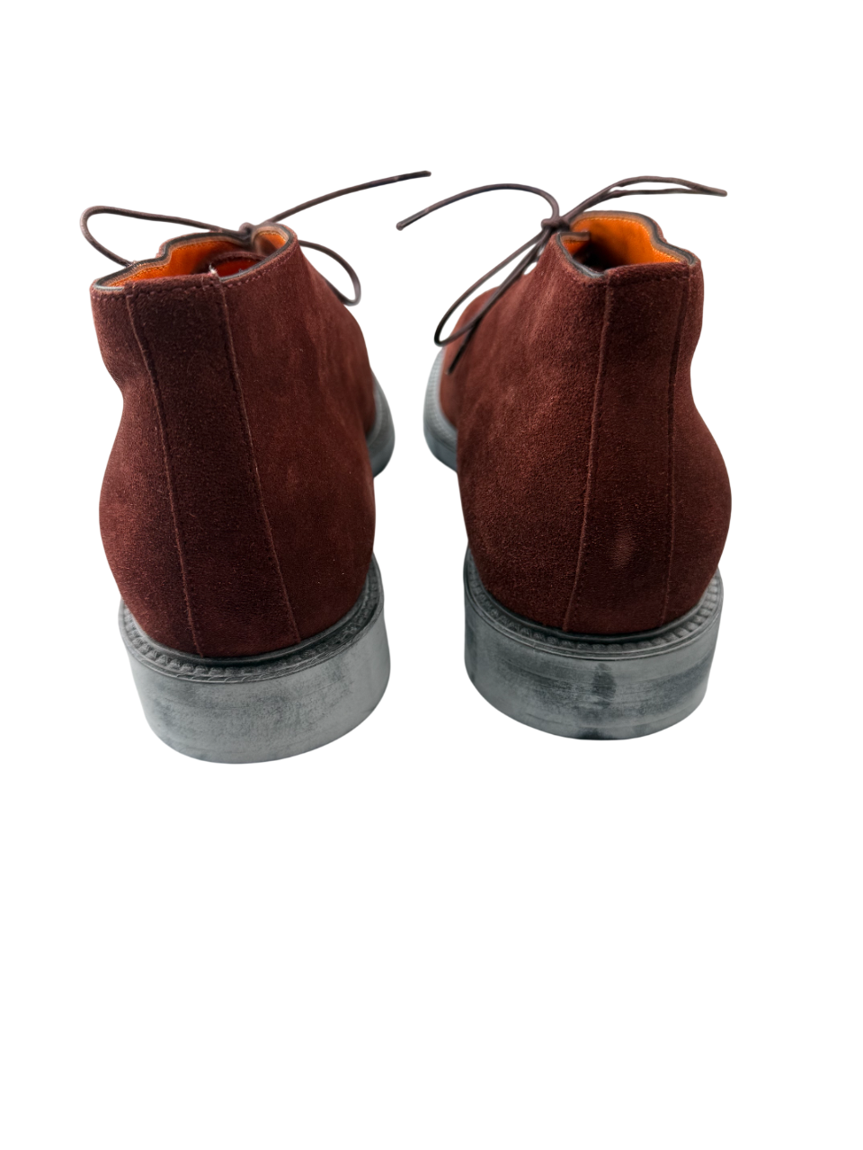 Scarpa uomo Santoni polacchine in pelle nera con dettagli eleganti, modello moda uomo, calzature di alta qualità.