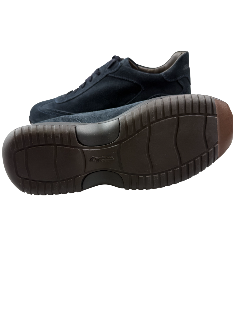 Scarpa uomo Santoni sneaker casual in pelle, stile moderno e comfort, perfetta per look quotidiani e casual.