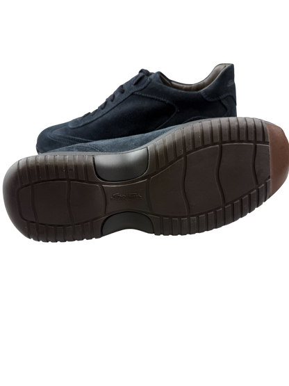Scarpa uomo Santoni sneaker casual in pelle, stile moderno e comfort, perfetta per look quotidiani e casual.