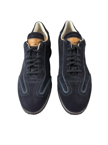 Scarpa uomo Santoni sneaker casual in pelle con design elegante e dettagli moderni, ideale per look quotidiani.