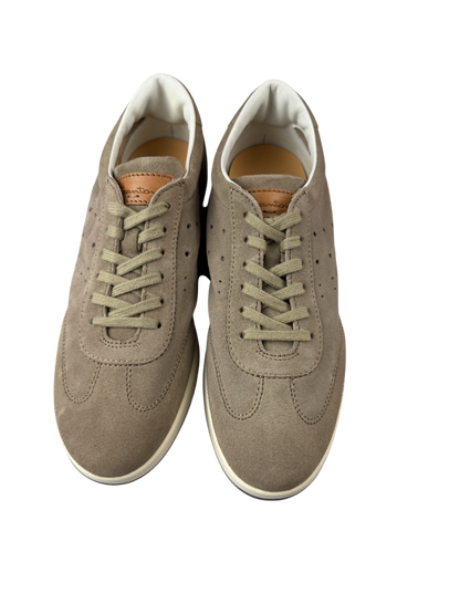 Scarpa uomo Santoni sneaker casual in pelle bianca con suola sportiva, stile elegante e confortevole.