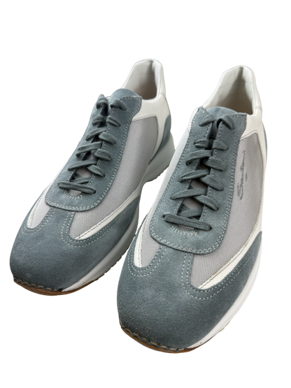 Scarpa uomo Santoni sneaker casual in pelle con dettagli eleganti, adatta a look moderni e informali.