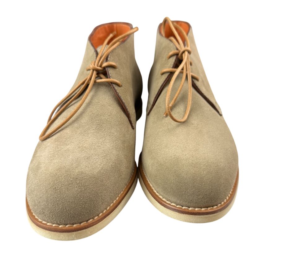 Scarpa uomo Santoni polacchine in pelle nera, stile moda, con dettagli eleganti e suola robusta, ideale per look sofisticati.