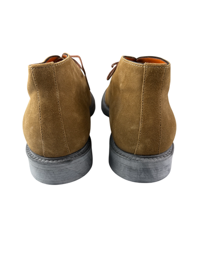 Scarpa uomo Santoni polacchina in pelle, stile moda uomo, elegante e raffinata.