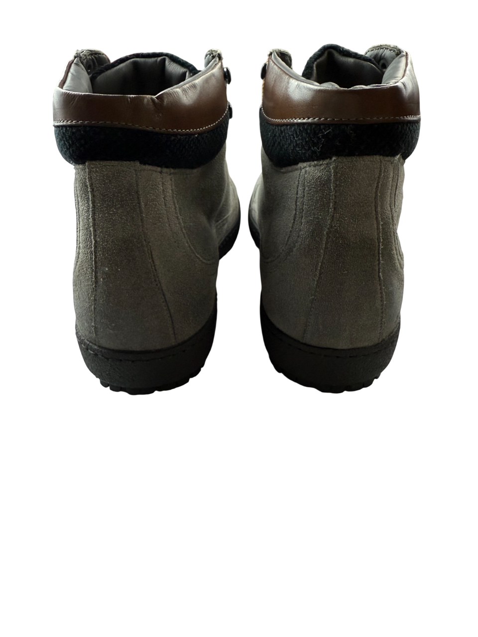 Scarpa uomo Santoni scarponcino stringato in pelle, stile moda uomo, stivali eleganti e di alta qualità.