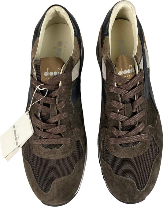 Scarpa uomo - Diadora Heritage - Trident 90 S - Colore Turkish cofee /Fossil