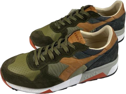 Scarpa uomo - Diadora Heritage - Trident 90 S NYL - Colore Burnt olive/phanton