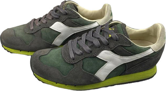 Scarpa uomo Diadora Heritage Trident S SW Verde Marrone Bianco - Sportive Italiane Premium