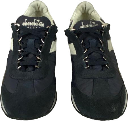 Scarpa uomo sportiva - Diadora Heritage - EQUIPE NYL SW WAXED - Colore blue denim