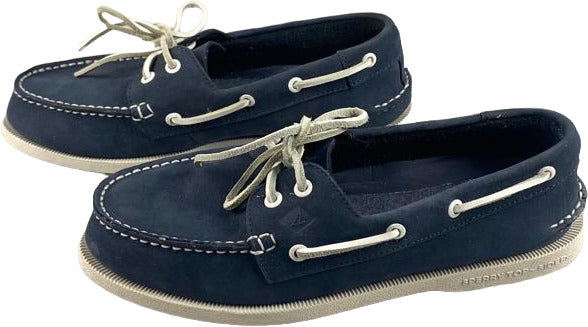 Scarpa uomo mocassino Sperry A/O 2 in blu navy, mocassino lavabile, elegante e comodo, modello loafer in pelle per moda uomo.