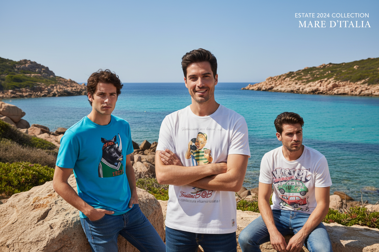 T-shirt estive Coutur.it - Modelli sulla costa sarda