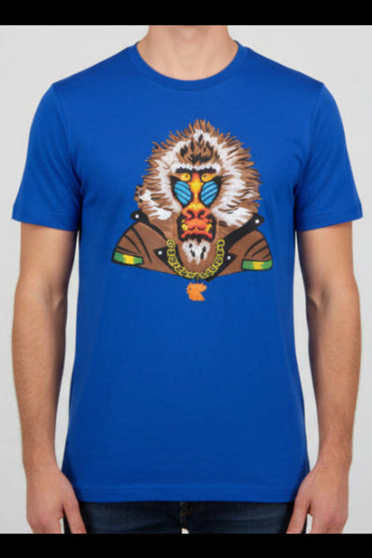 T-Shirt Gallo L'Arte della Stampa Italiana. Indossata